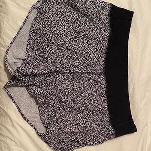 Athleta Black Printed Shorts